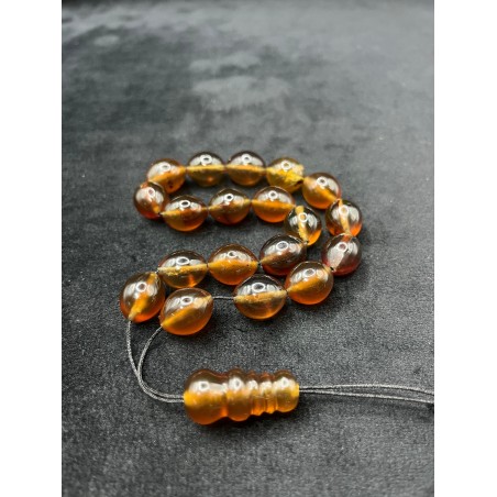 Handcrafted Honey Amber Beads Traditional Tassel
