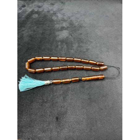 Natural Amber Worry Beads Tassel Layout