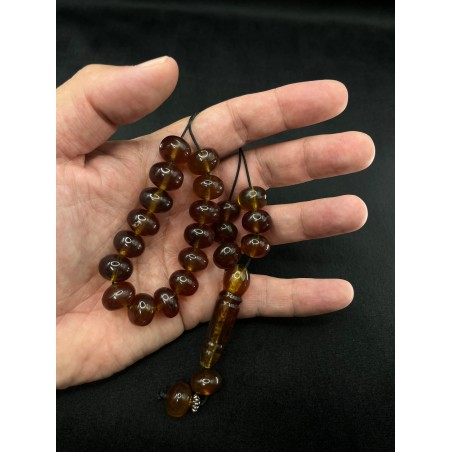 Greek Komboloi Blue Beads 34.09g