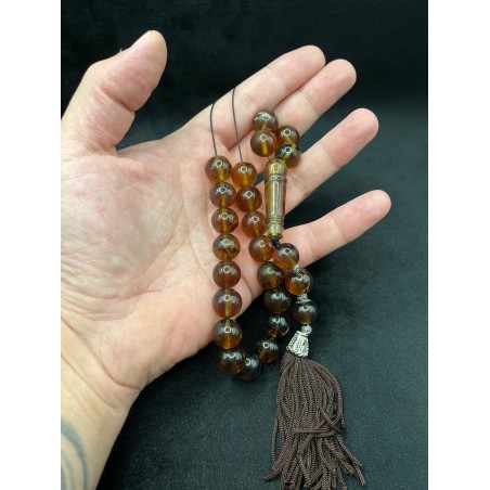 Greek Komboloi Blue Beads 38.21g