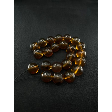 Handcrafted Blue Amber Beads Large Tower