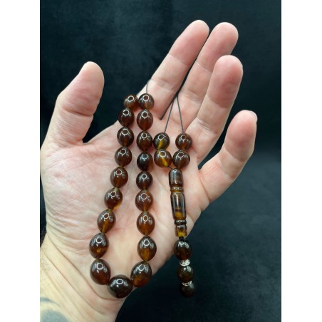 Greek Komboloi Honey Beads 30.87g